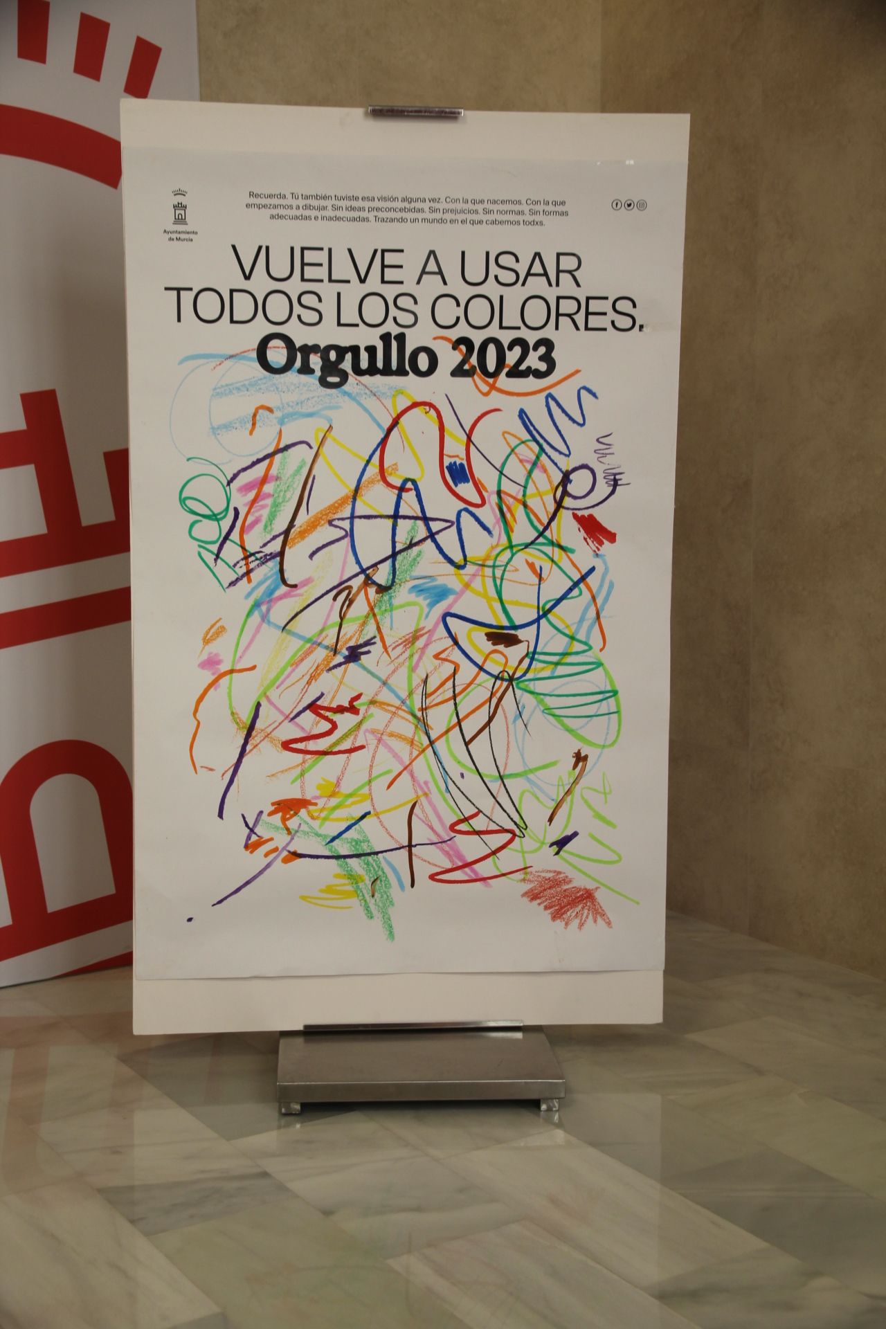 Presentación del cartel del Orgullo 2023 de Murcia
