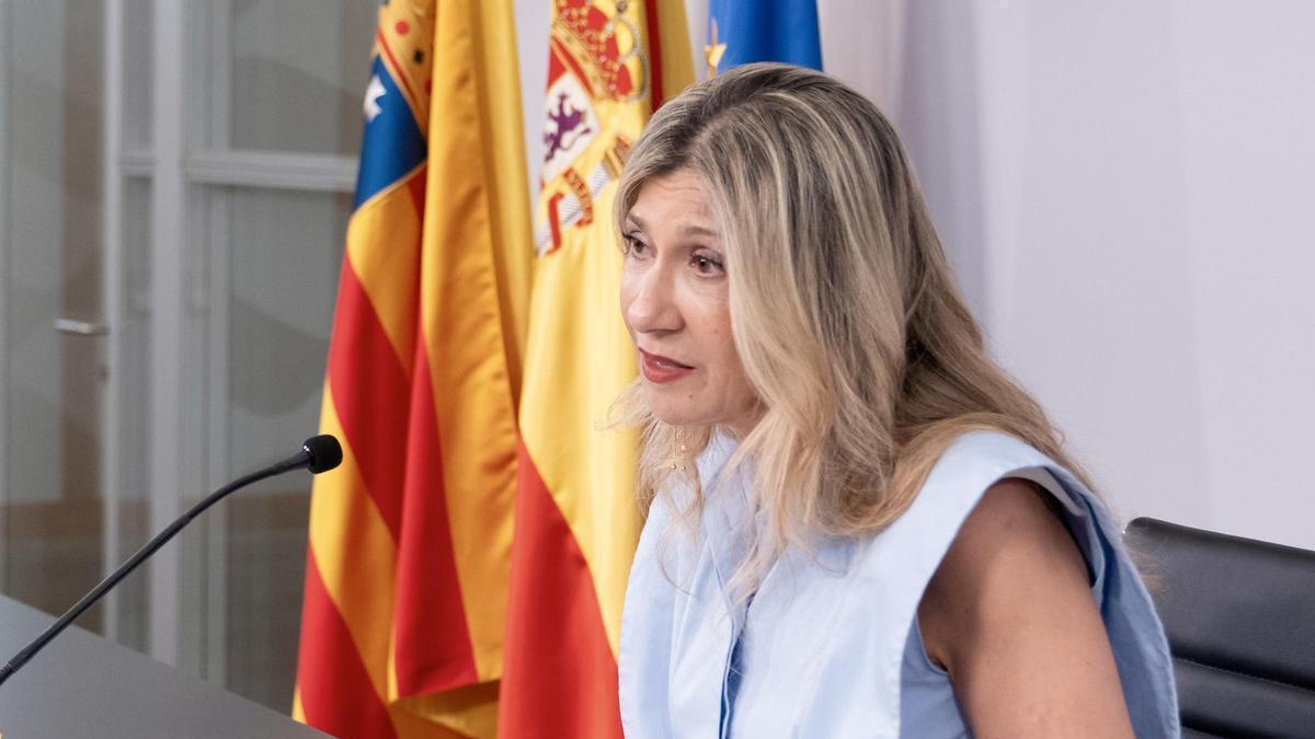 La vicepresidenta del Gobierno de Aragón, Mar Vaquero, en una imagen de archivo.