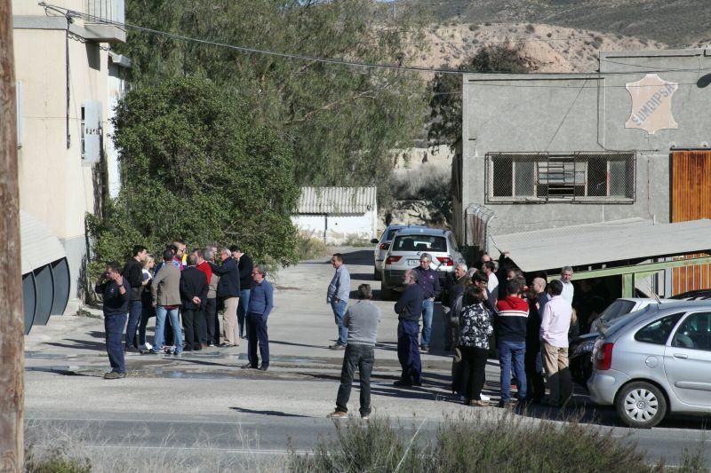 Arde una nave de curtido de pieles en Lorca