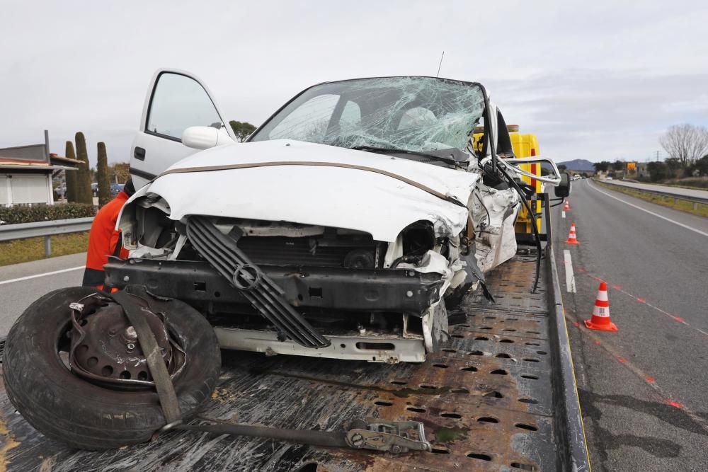 Accident a Llagostera