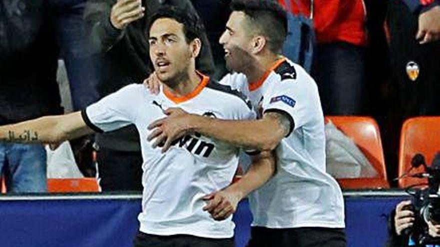 Parejo celebra l&#039;empat del València abans de remuntar el partit d&#039;ahir