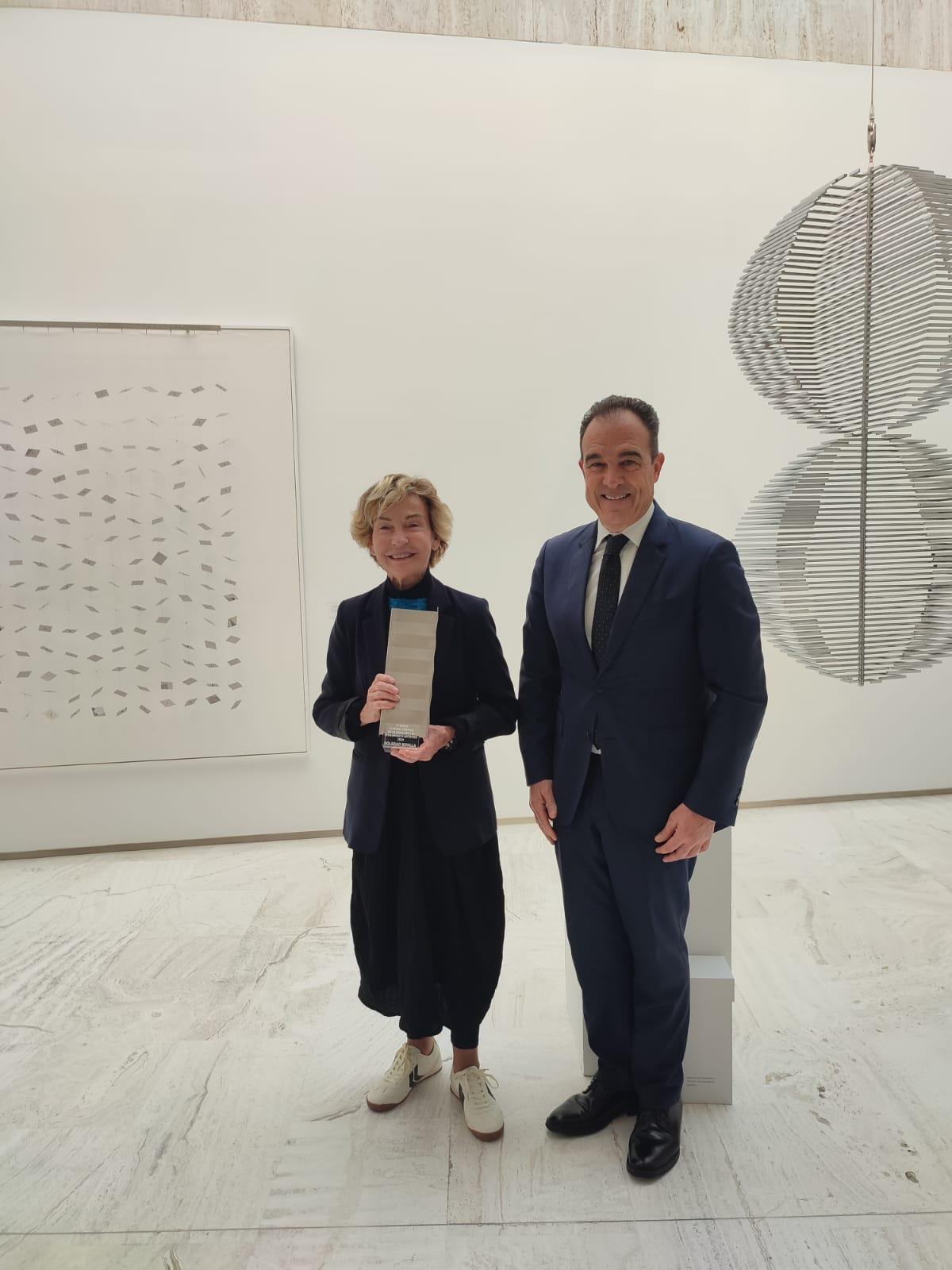 Soledad Sevilla con Antonio Peral