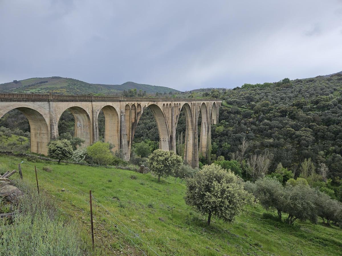 Viaducto en la puebla de Guadalupe.