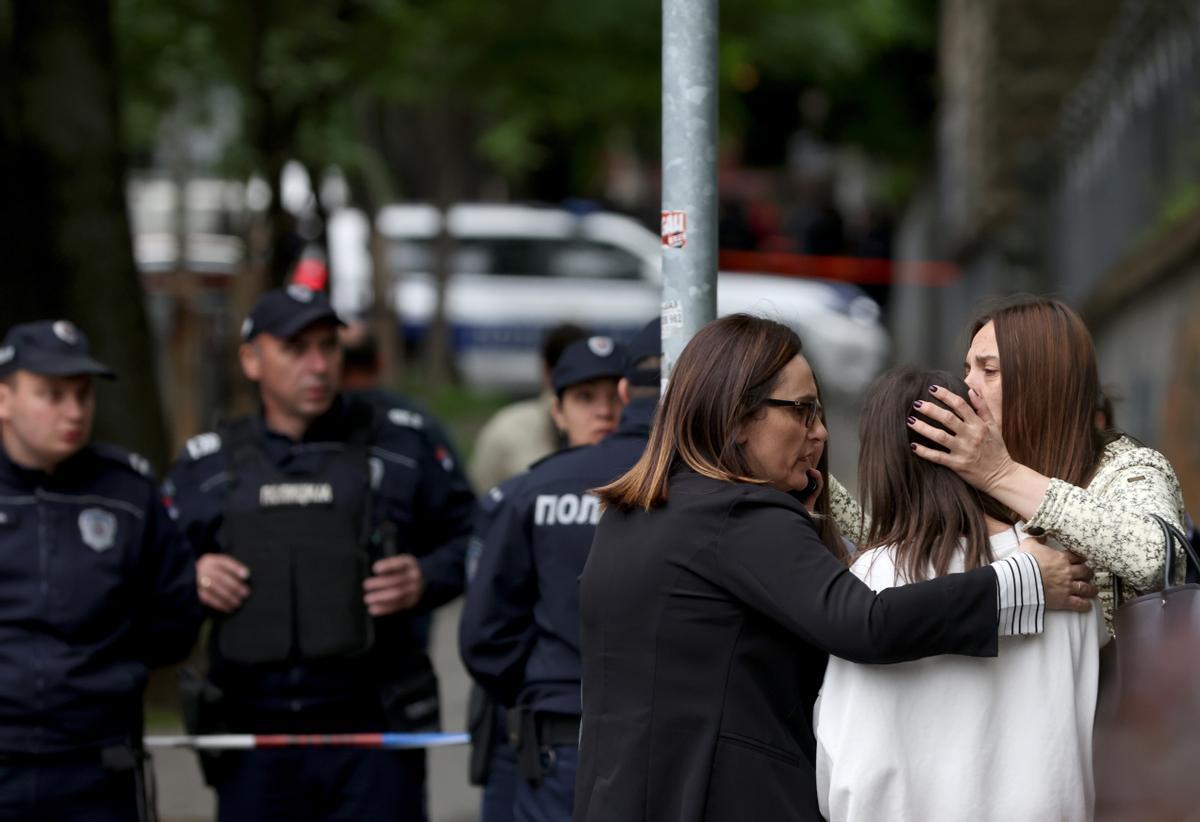 Masacre en una escuela de Belgrado