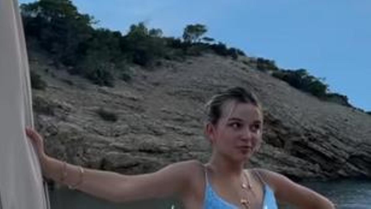 Captura de pantalla del vídeo de la influencer