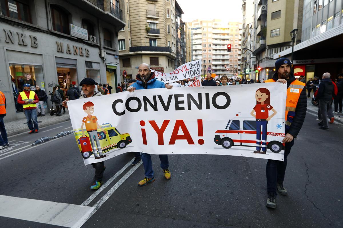 Una de las manifestaciones de estos meses del colectivo.