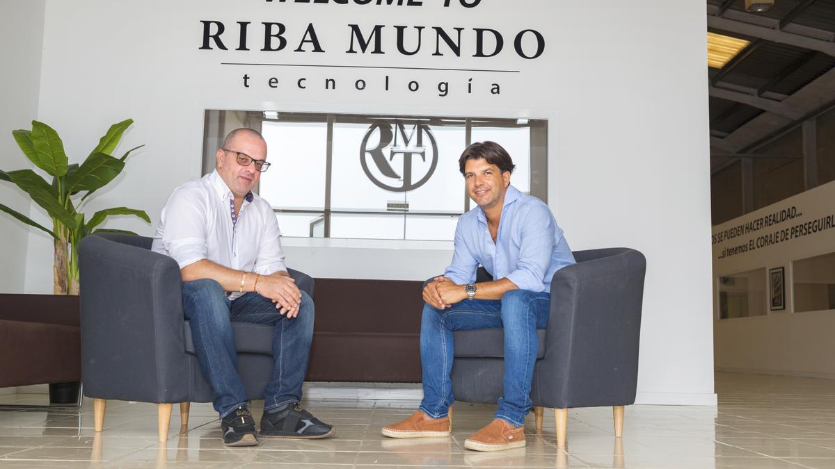 Francesco Passamonti, CEO de Riba Mundo Tecnología, y Marco Dezi, Partner de Riba Mundo Tecnología.