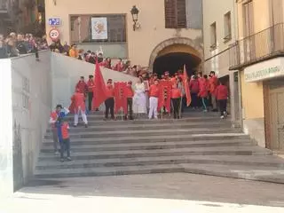 Les millors imatges de la guerra de la farina de Berga