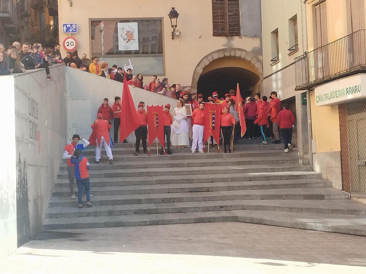 Les millors imatges de la guerra de la farina de Berga