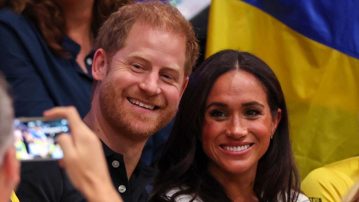 Meghan y Harry, en la celebración de los Juegos Invictus celebrados en Duesseldorf, en septiembre de 2023.