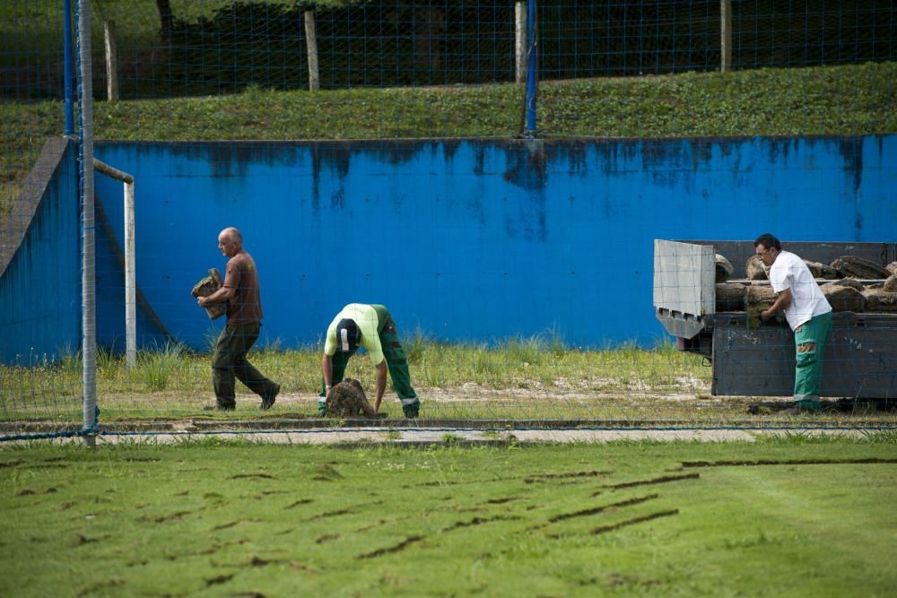 Entrenamiento del Real Oviedo