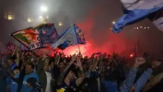 La ciudad de Nápoles explota con el 'Scudetto'