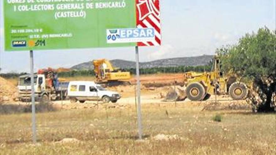 Paran la depuradora de Benicarló por los impagos de la Generalitat