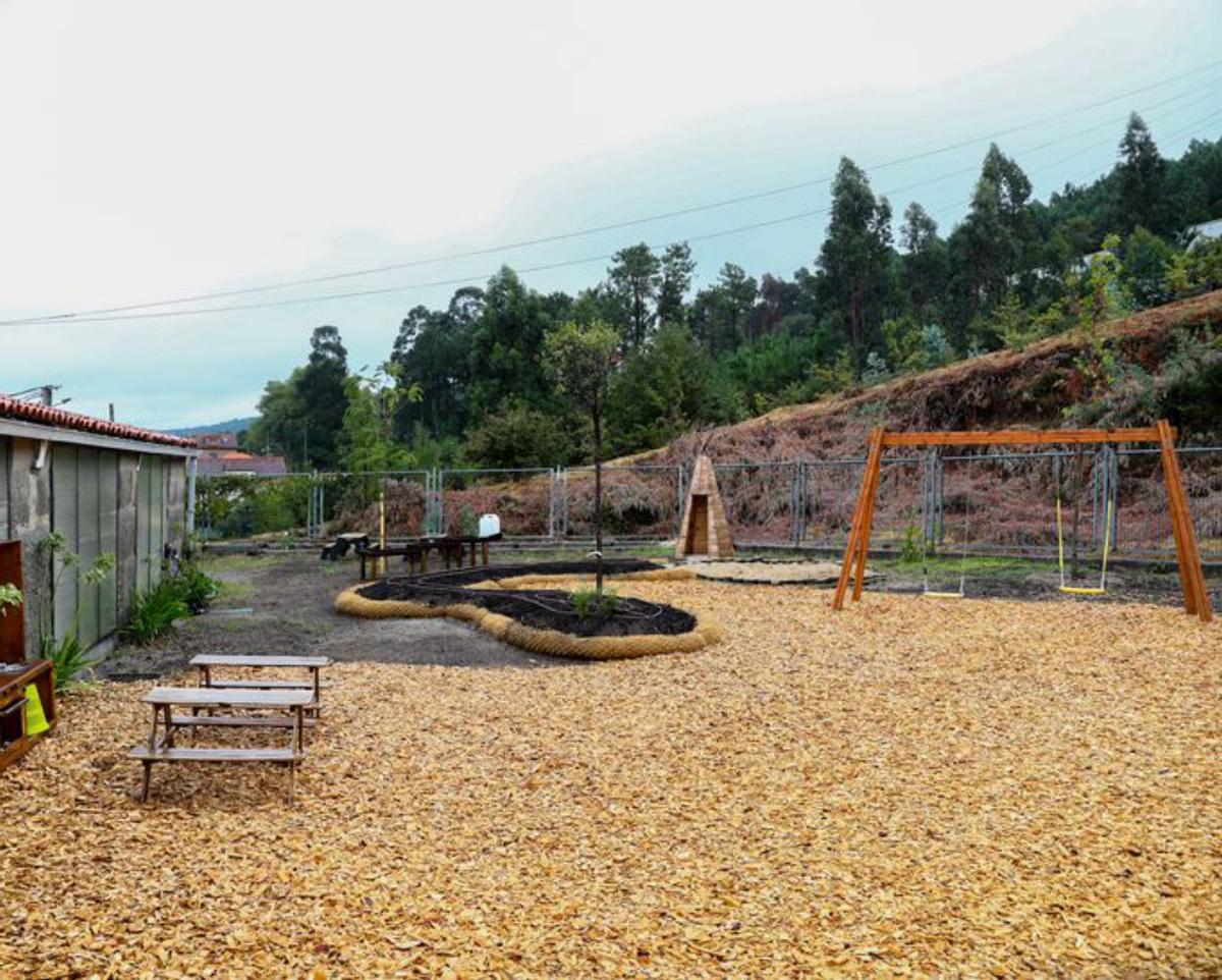 Patio de juegos de la unitaria de Bamio.   | // IÑAKI ABELLA