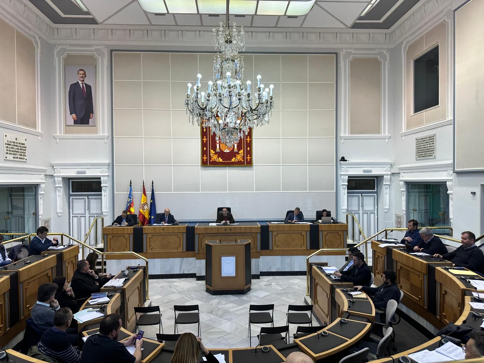 Junta de gobierno del Consorcio Vega Baja Sostenible, que ha aprobado los presupuestos para 2024.