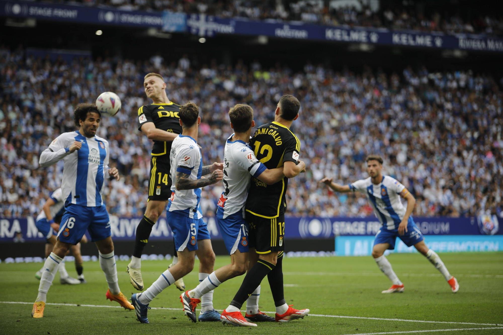 EN IMÁGENES: Así fue el partido entre el Espanyol y el Real Oviedo por subir a Primera División
