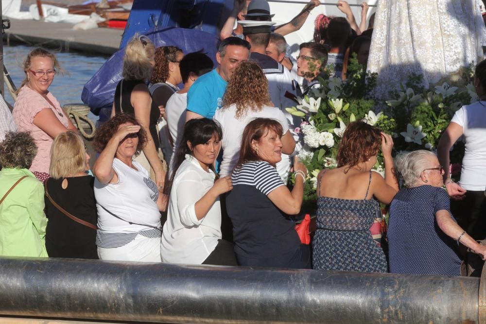 Procesión marítima de la Virgen del Carmen en Cartagena