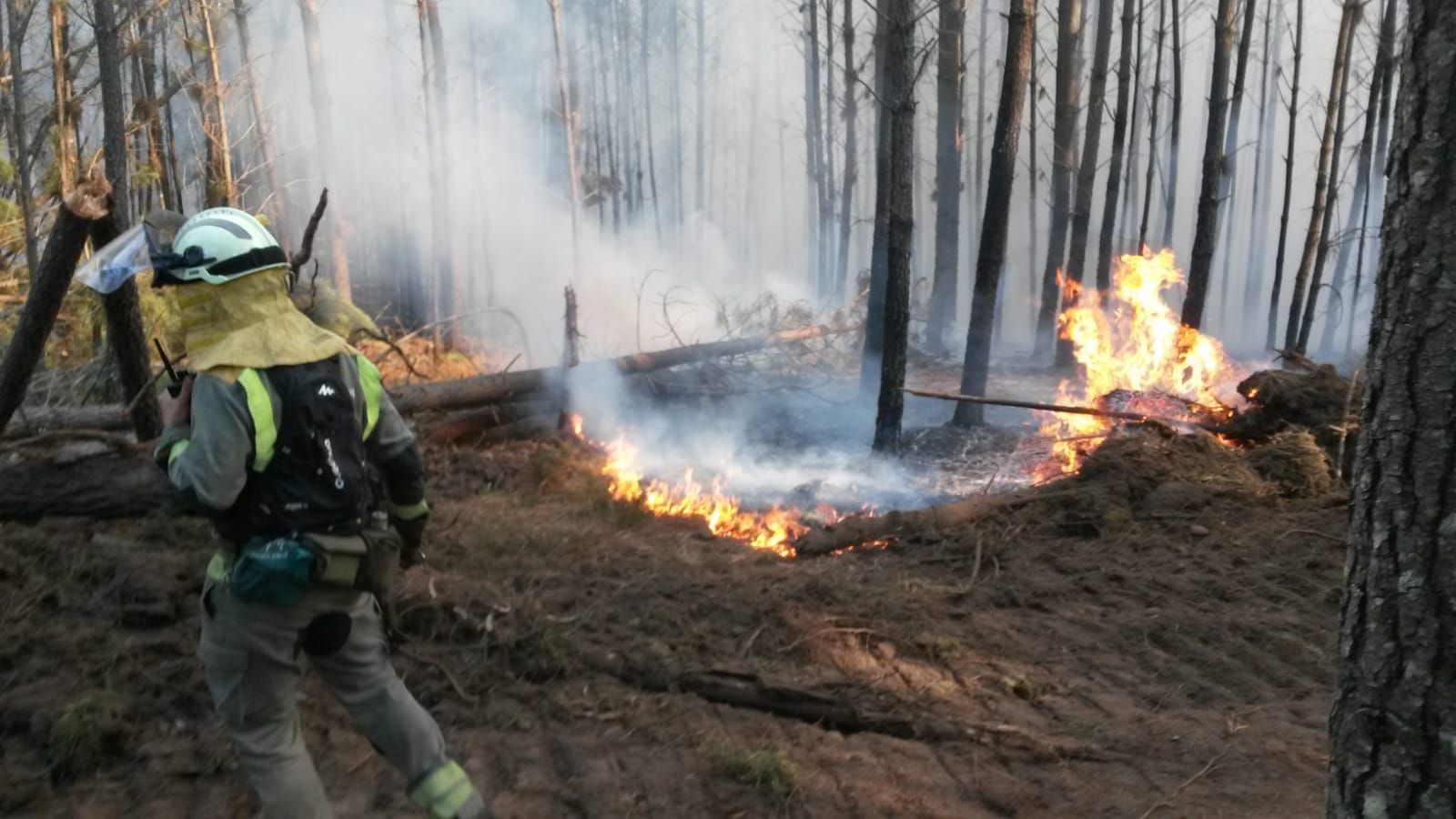 Arbo y Verín, en alerta por incendio