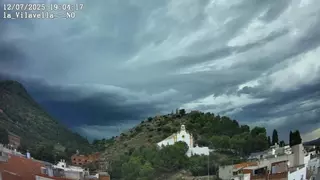 Espectacular 'timelapse' de la dana en la Vilavella