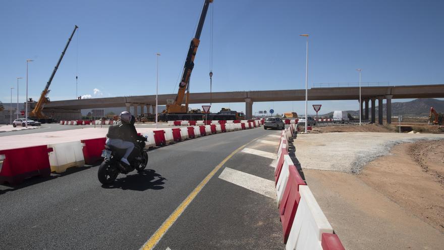 Así avanza la obra que agilizará el tráfico industrial de Sagunt