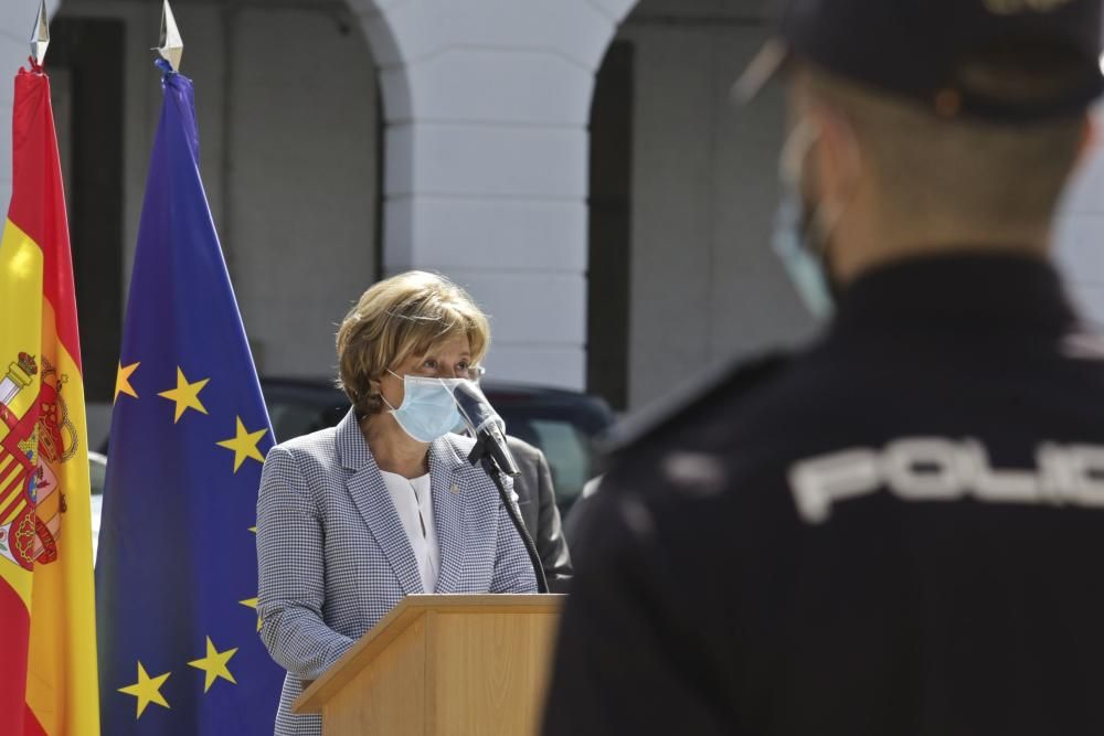 Presentación en Oviedo de los 50 agentes en prácticas de la Policía Nacional