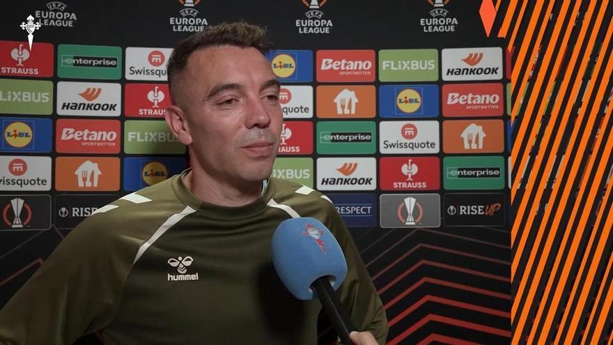 Iago Aspas: "Queda la mitad de la eliminatoria, no nos entregamos"