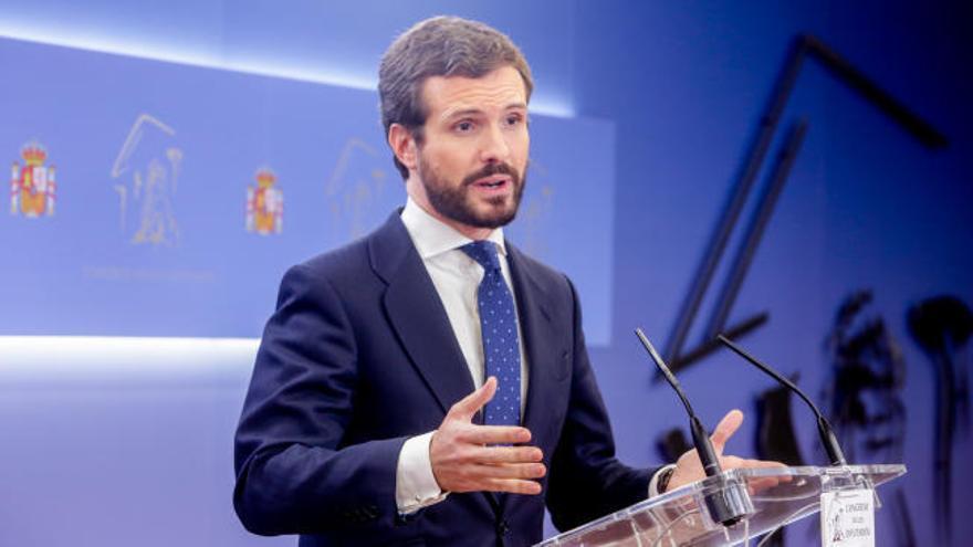 Casado: "Sánchez ha unido su destino a Junqueras y a Torra"