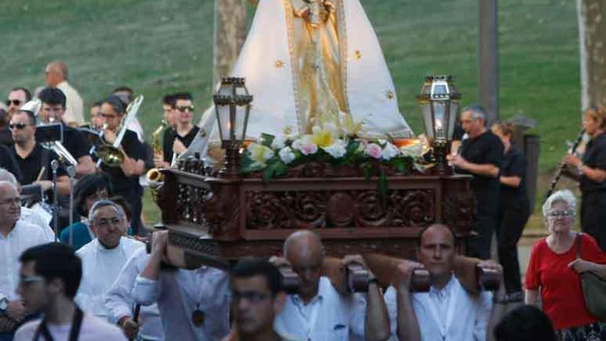 Procesión de la Peña de Francia el pasado año.