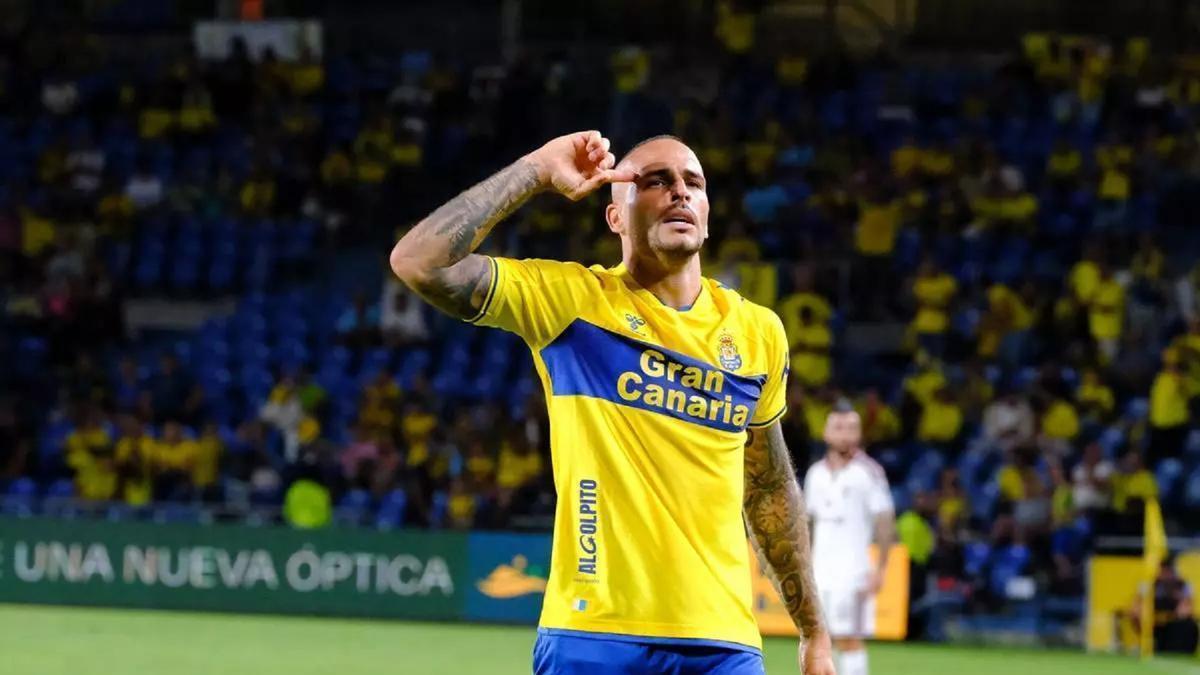 Sandro, exjugador del Málaga CF, fue el héroe de la UD Las Palmas en la victoria al Albacete.