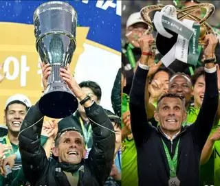 Poyet logra el doblete en Corea y se marcha por la sanción por comportamientos racistas de su asistente