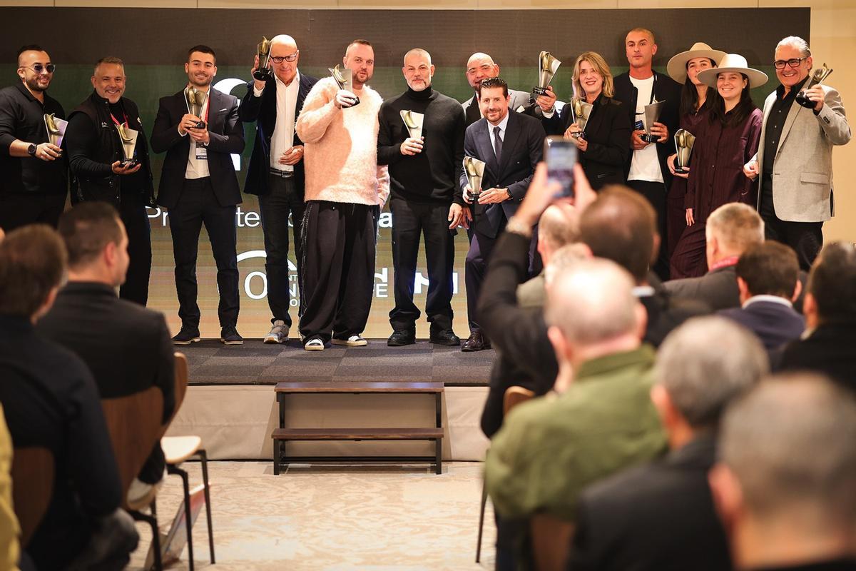 Imagen de los ganadores de la 10ª edición de la Gala de los Golden Moon Awards, celebrada en Valencia en noviembre de 2025.