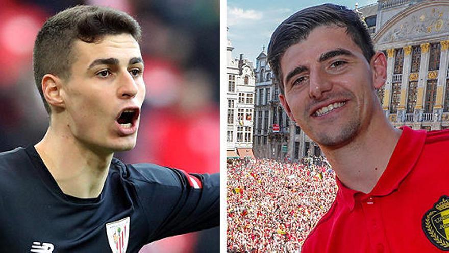 Kepa Arrizabalaga y Thibaut Courtois.