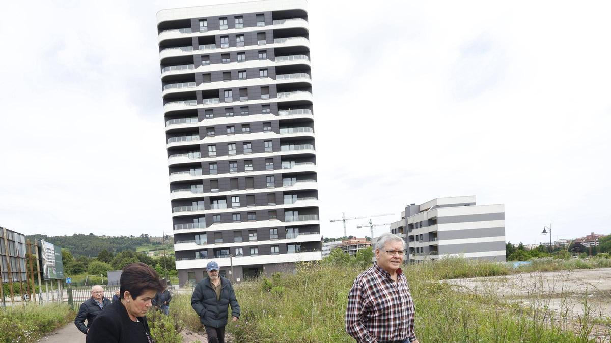 Vecinos en el entorno donde se planificó Ecojove.