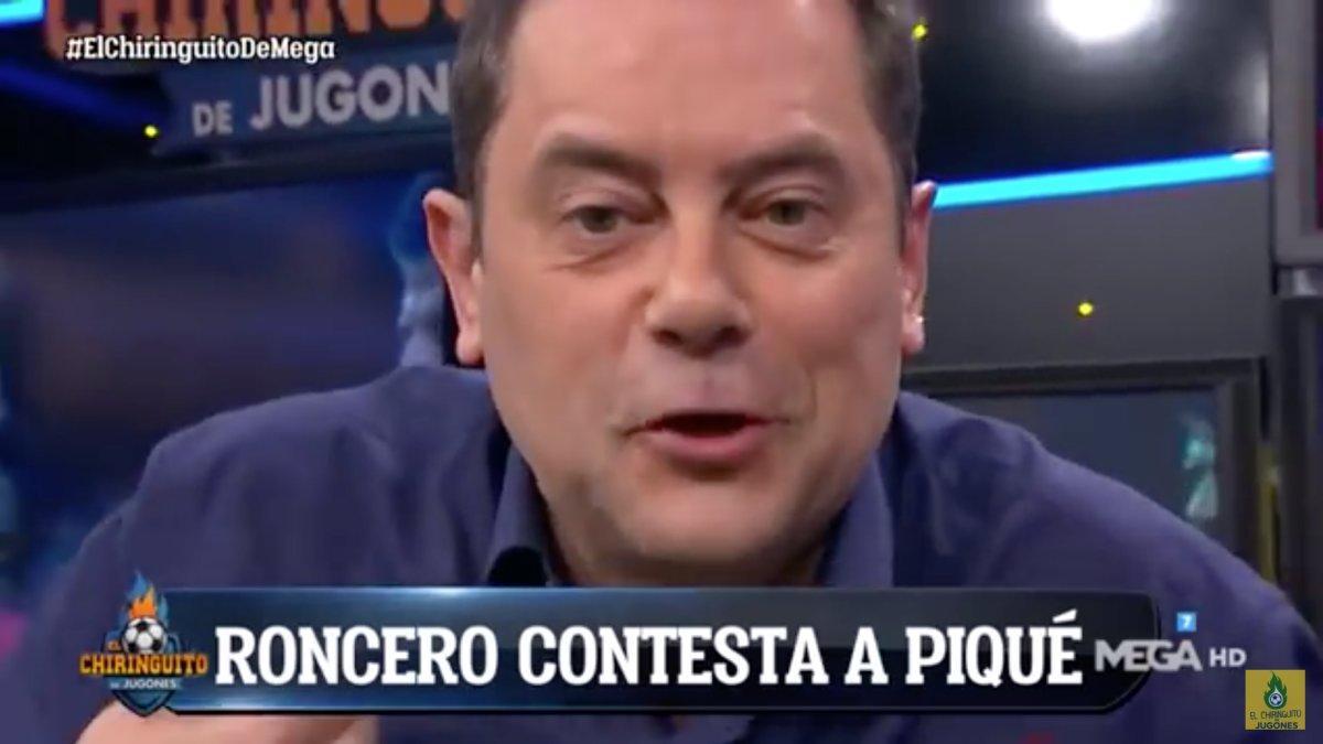 Tomás Roncero en 'El chiringuito de Jugones' de Mega