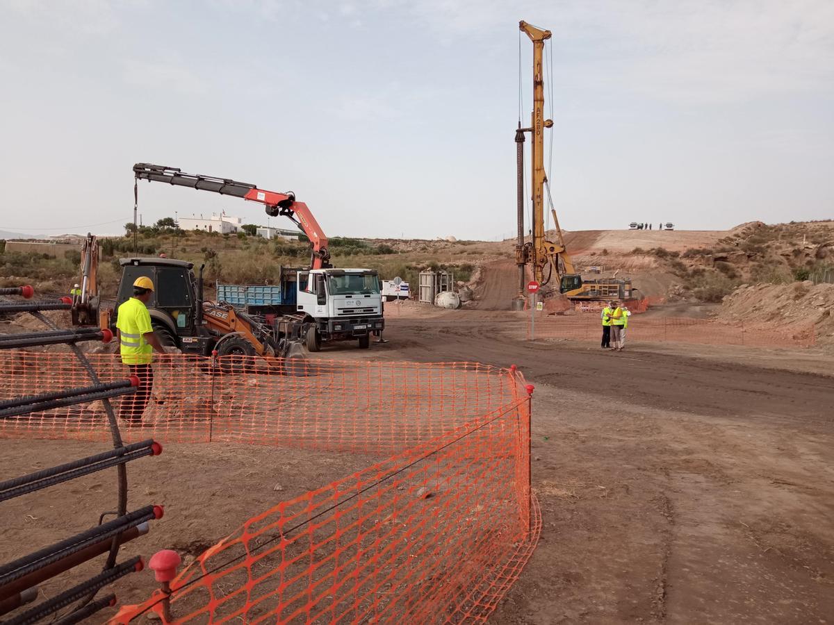 Obras del Corredor Mediterráneo entre Murcia y Almería