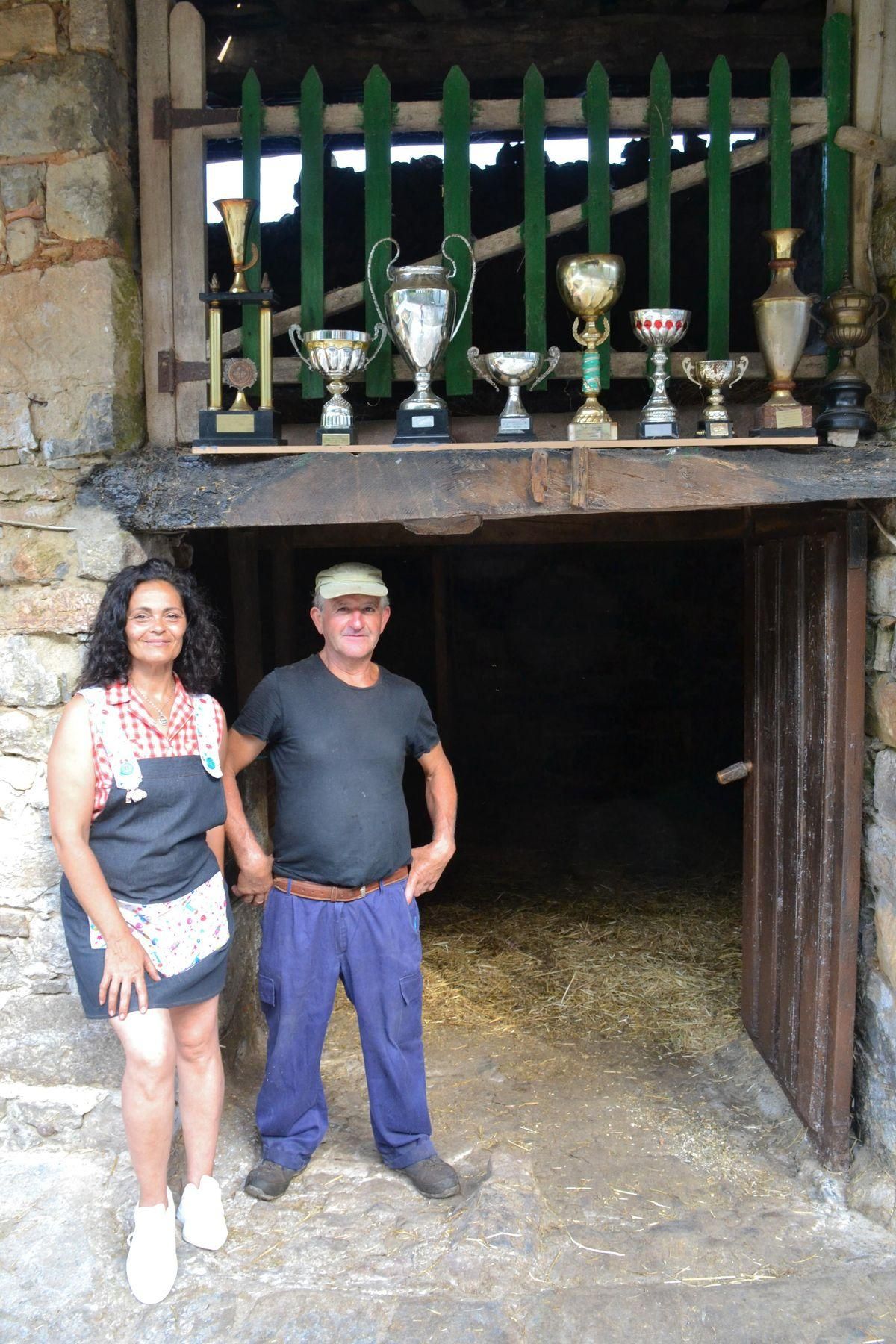 José Antonio Otero, con su mujer, María del Mar Berjón.