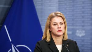 La primera ministra de Letonia, Evika Silina.