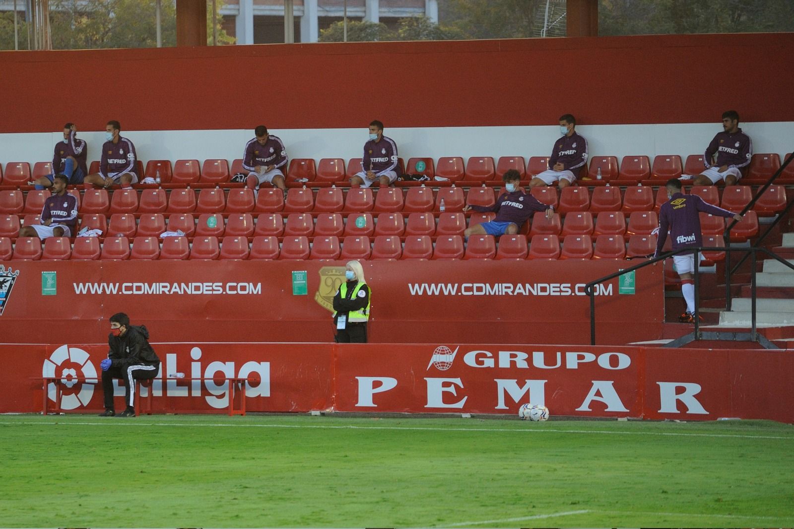 Mirandés-Mallorca: Los bermellones dan por bueno el empate