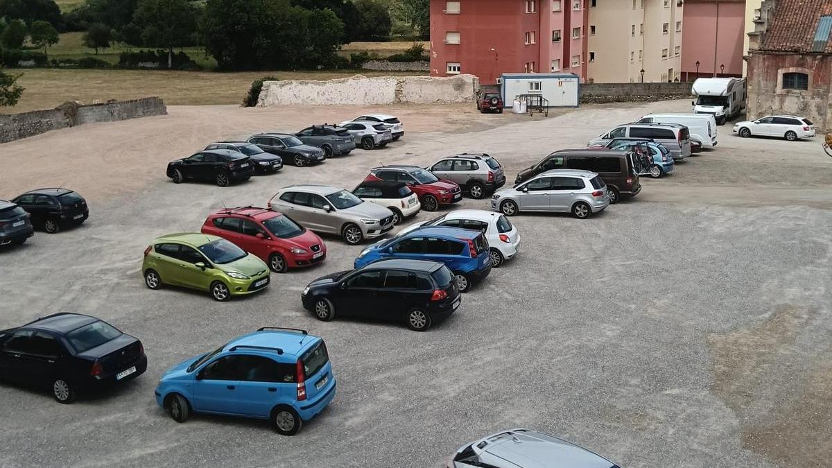 El nuevo aparcamiento de Colunga.