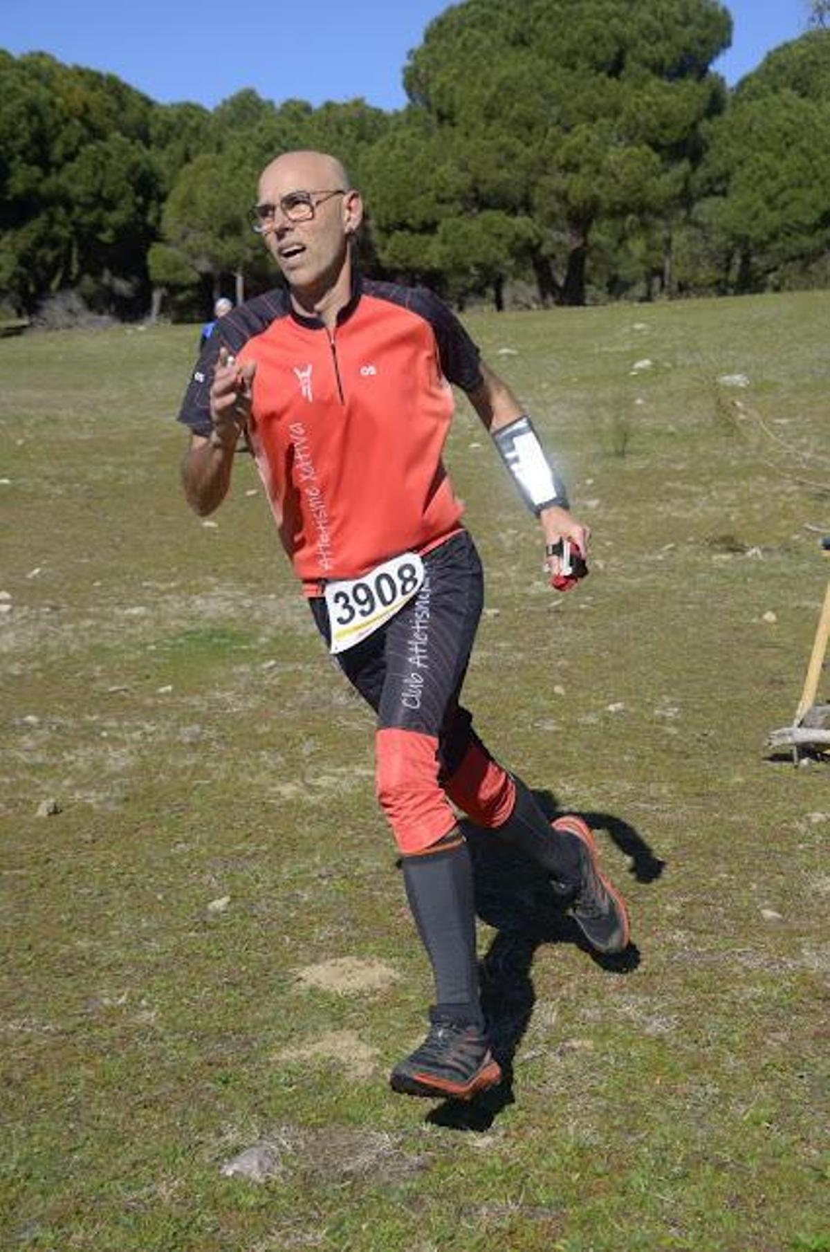 Paco Benito durante la prueba en Ávila.