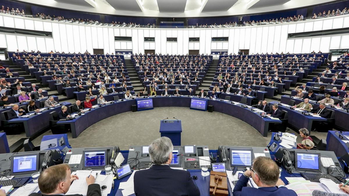 Ple del Parlament Europeu en una fotografia d'arxiu.