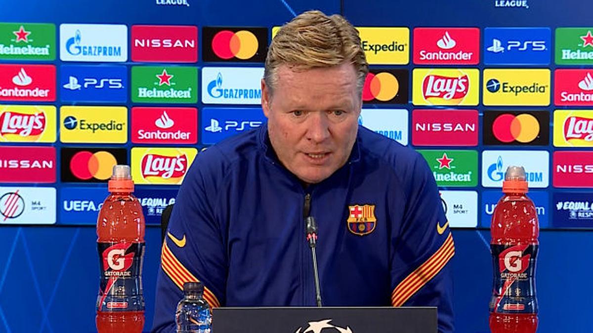 Ronald Koeman aclaró la ausencia de Messi en la lista