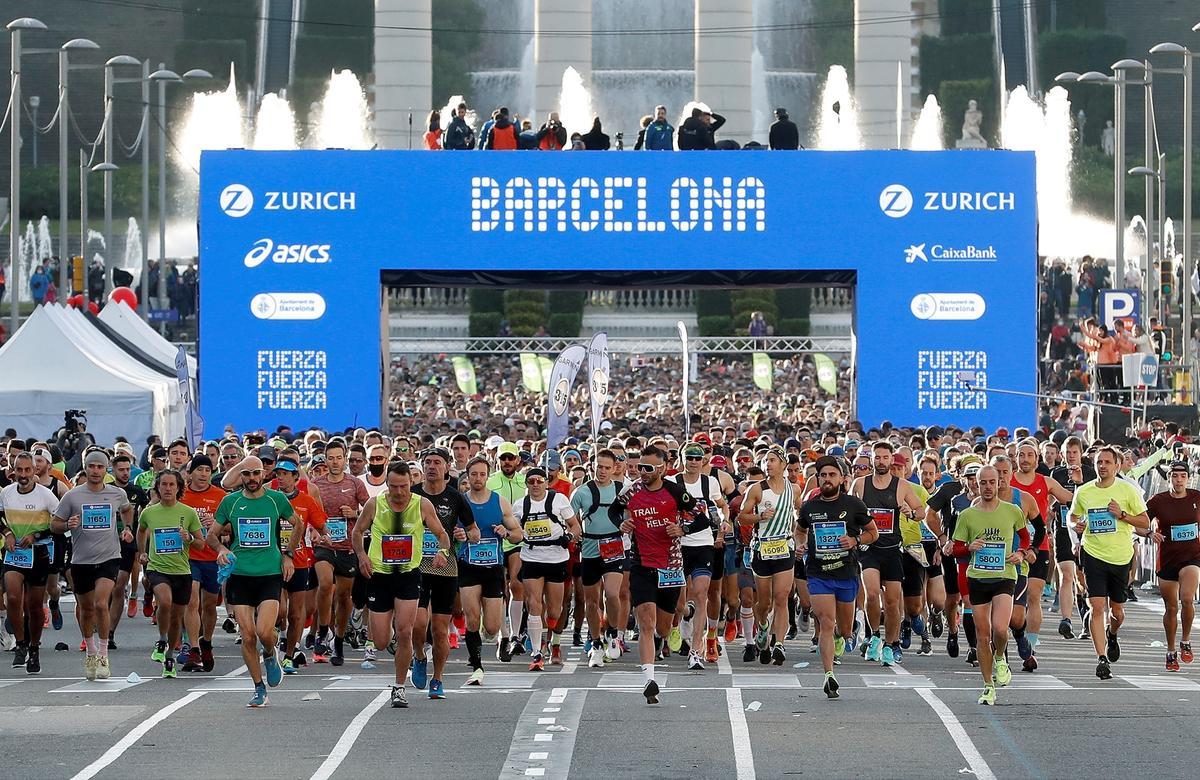 La Maratón de Barcelona, el plato fuerte de las carreras imprescindibles de la Ciudad Condal.