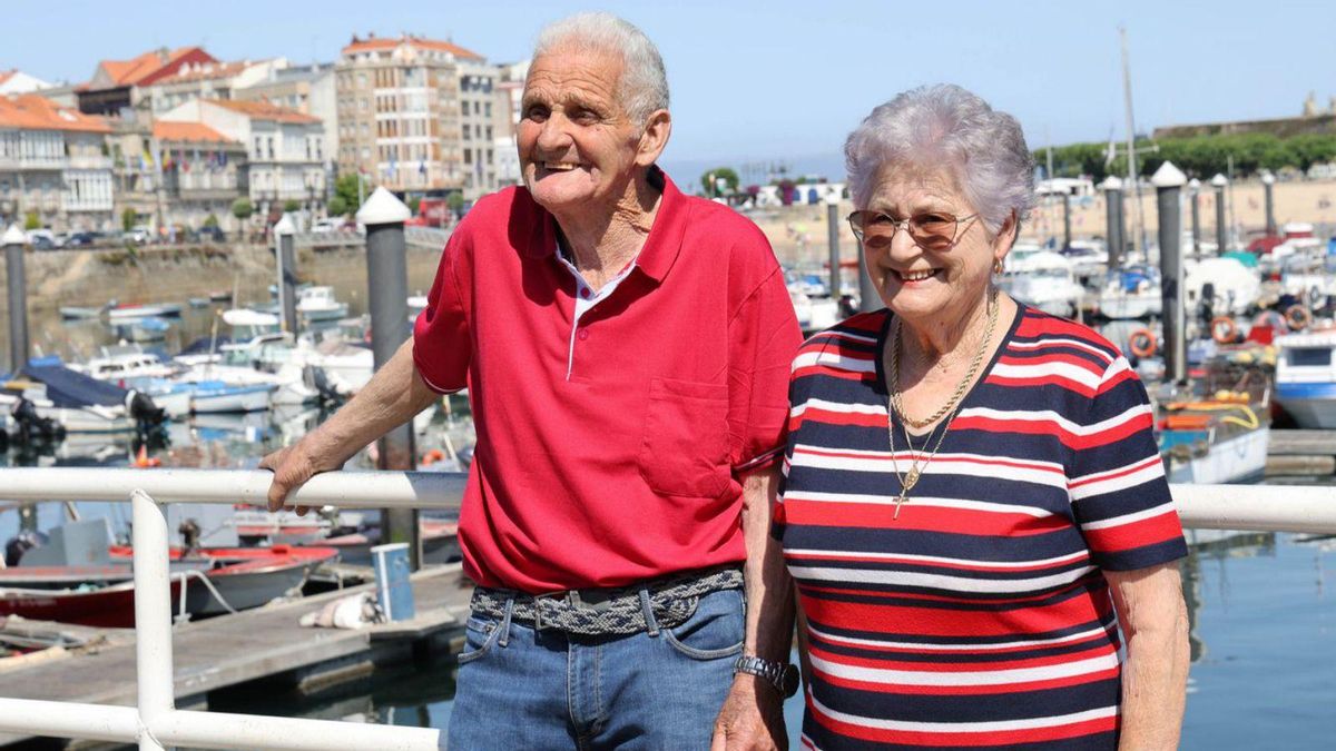 Lano Rodríguez Ratel y María Fernández Juste, ayer.