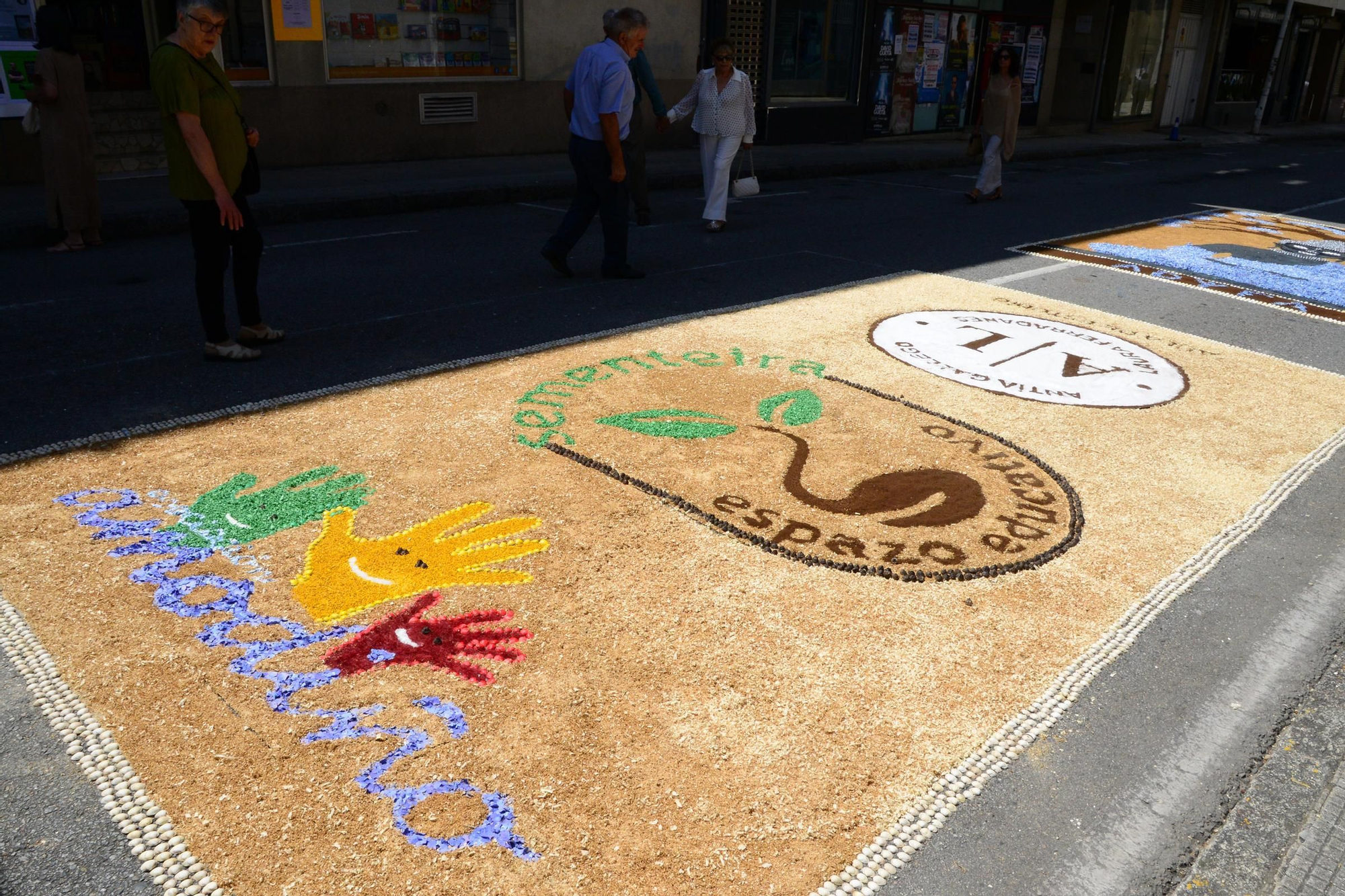 La fiesta de las alfombras florales del Corpus en Bueu (III)