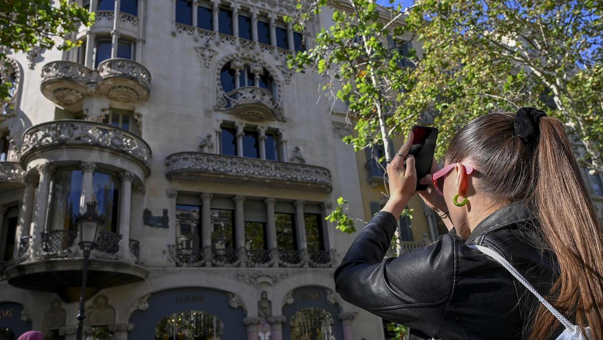 Exterior de la casa Lleó i Morera, abierta con motivo de las jornadas Open House.