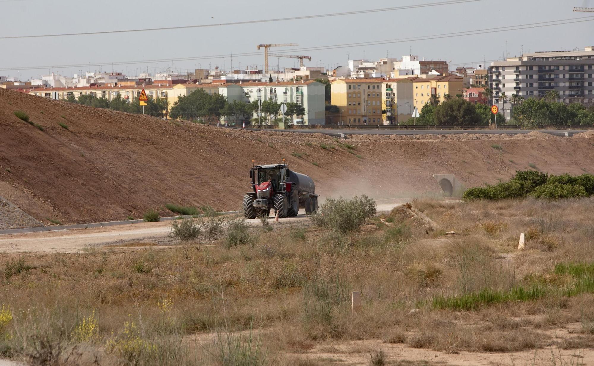 Obras de los accesos al aeropuerto de Manises
