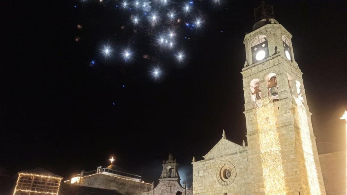 Los fuegos artificiales. | Ayuntamiento de Puebla de Sanabria