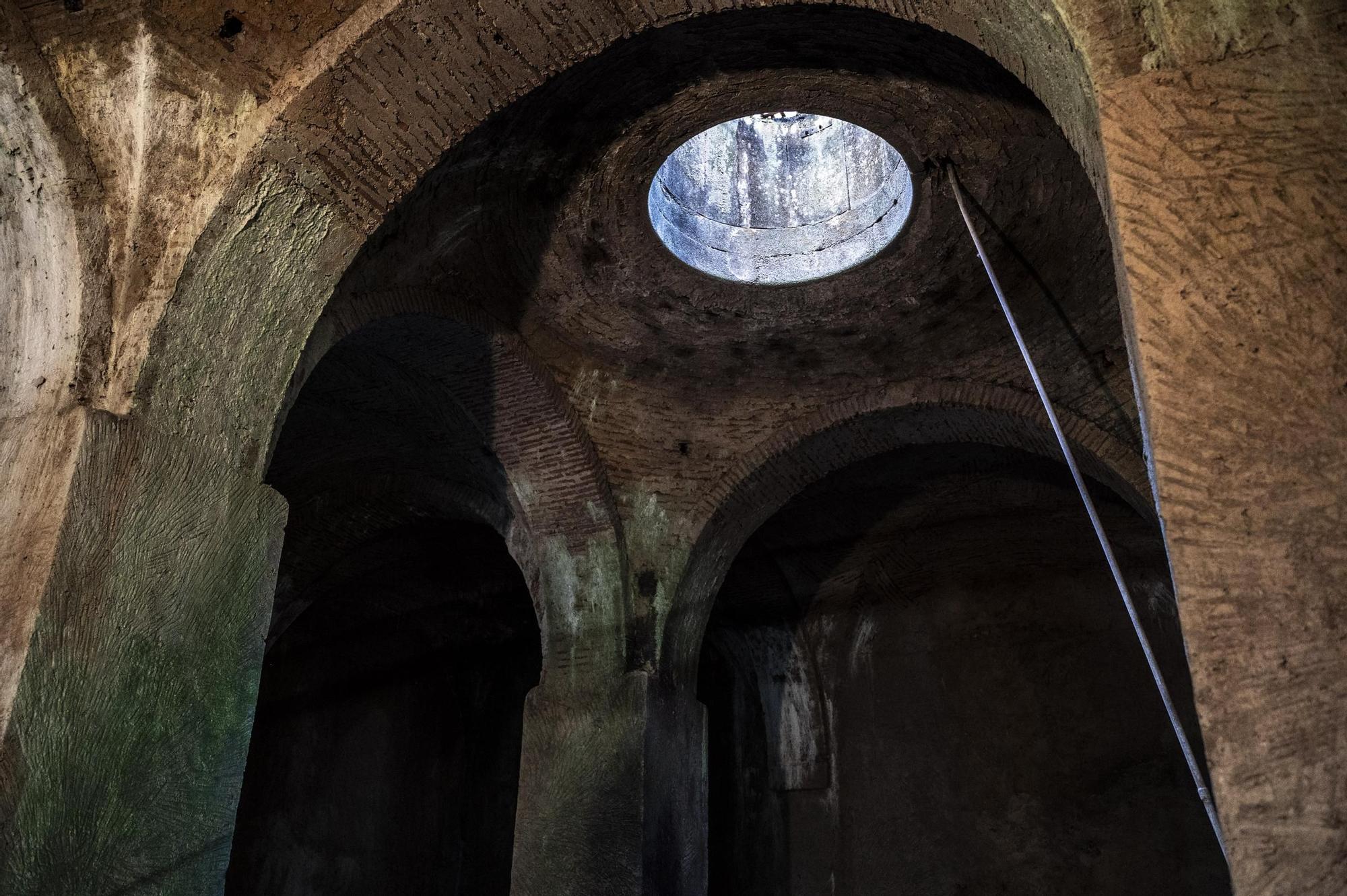 Galería | Así ha quedado el aljibe de la Preciosa Sangre de Cáceres