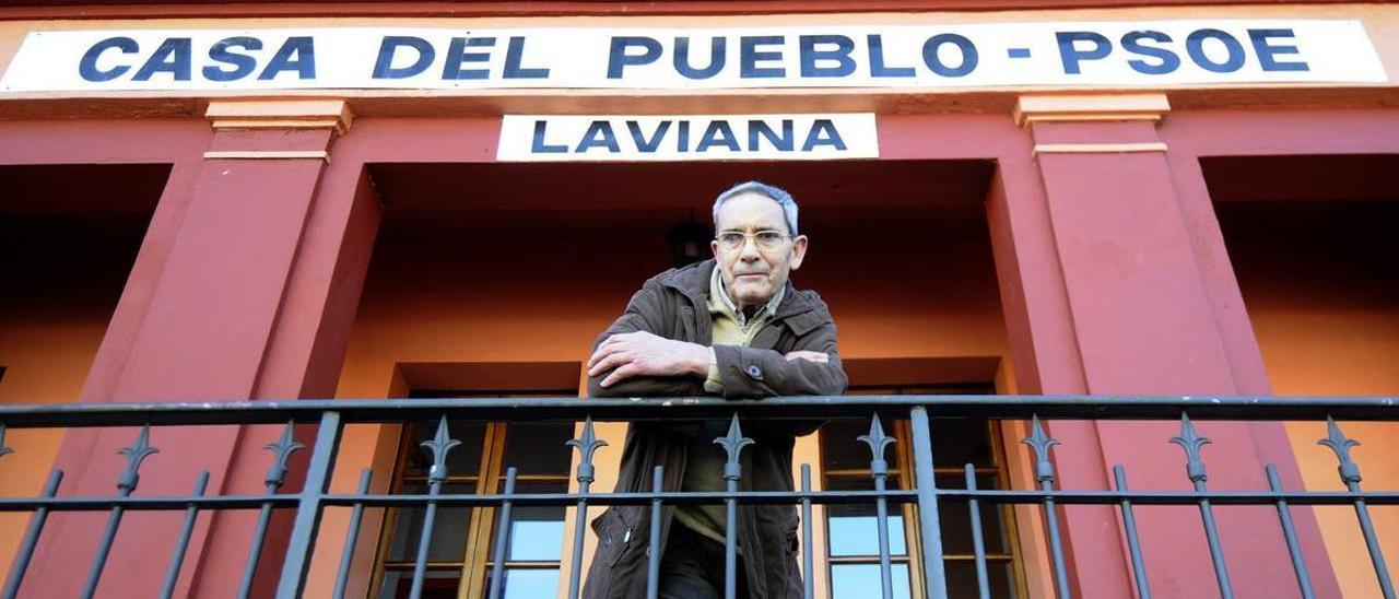 El histórico socialista lavianés Pablo García.